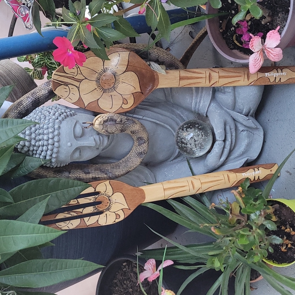 Fork and spoon from the Philippines